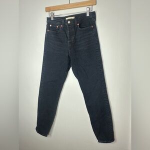 Levi’s Wedgie Classic Black‎ Denim Jeans Size 25 Womens